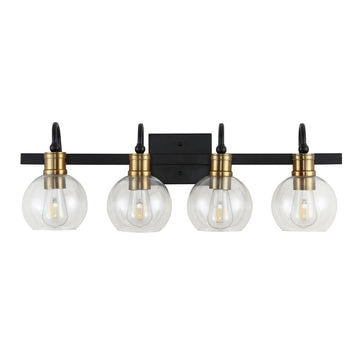 Marais Iron/Glass Rustic Vintage LED Vanity Light